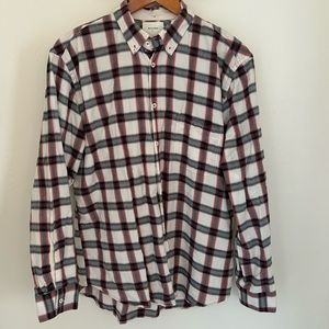 Billy Reid plaid lightweight flannel